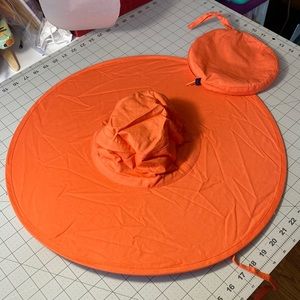 BAGGU packable sun hat - discontinued color POPPY